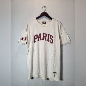 👕🌶 Stussy "Paris" Arc Spellout Pocket T-Shirt